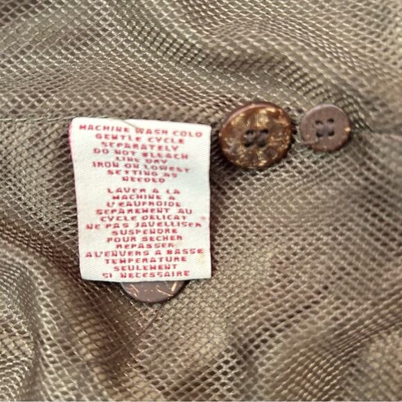 Caribbean Joe Men's Olive Green Spring Weight Jacket, Super Soft Fabric, Size Lg - Picture 16 of 16